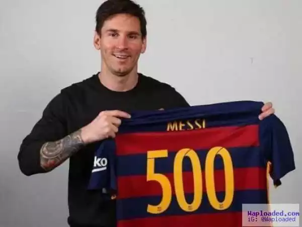 Barca Star, Lionel Messi Scored His 500th Career Goal As They Beat Valencia Yesterday!
